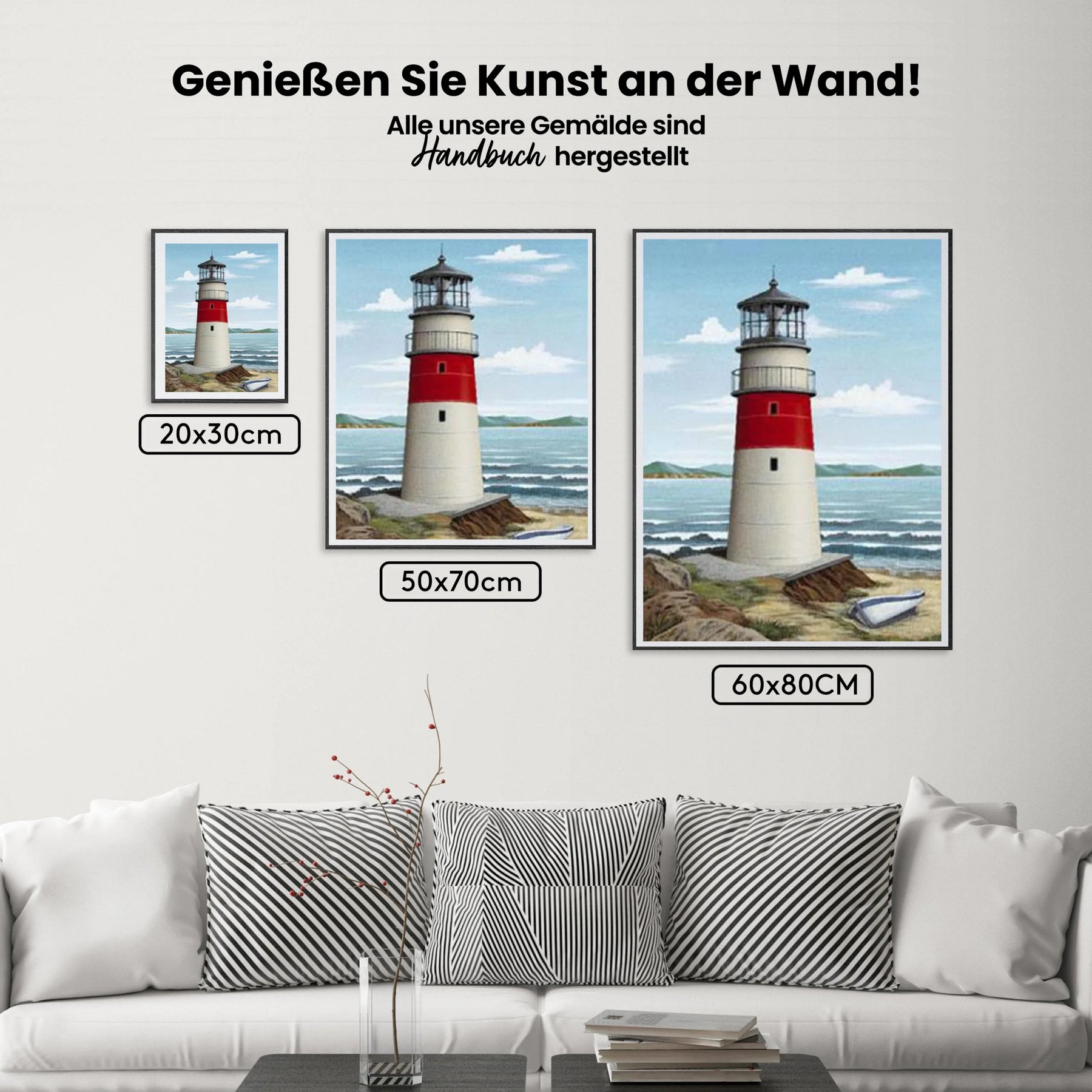 Leuchtturm - Malen nach Zahlen