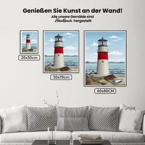 Leuchtturm - Malen nach Zahlen