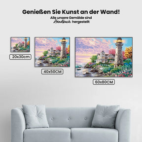 Leuchtturm - Malen nach Zahlen