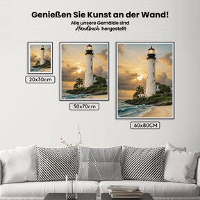 Leuchtturm - Malen nach Zahlen