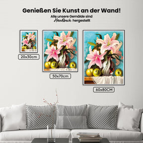 Lilien - Malen nach Zahlen
