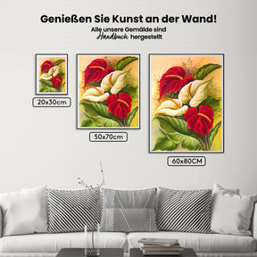 Lilien - Malen nach Zahlen