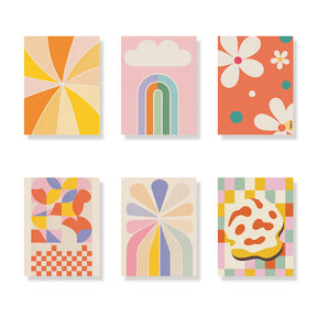 Måla efter siffror - 6 minimålningar | Color Me Crazy-set