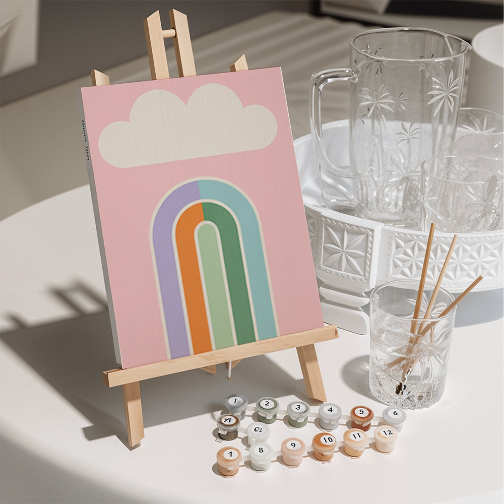 Måla efter siffror - 6 minimålningar | Color Me Crazy-set