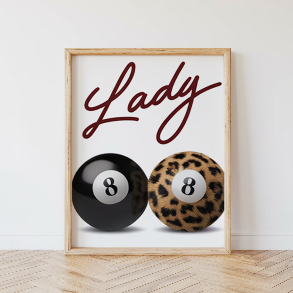 Måla efter siffror - 6 minimålningar | Lady Luck Edition-set
