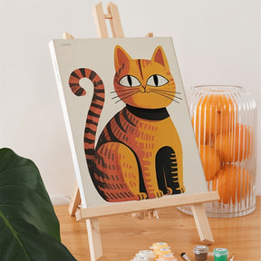 Måla efter siffror - 6 minimålningar | Svansar och prydnadssaker