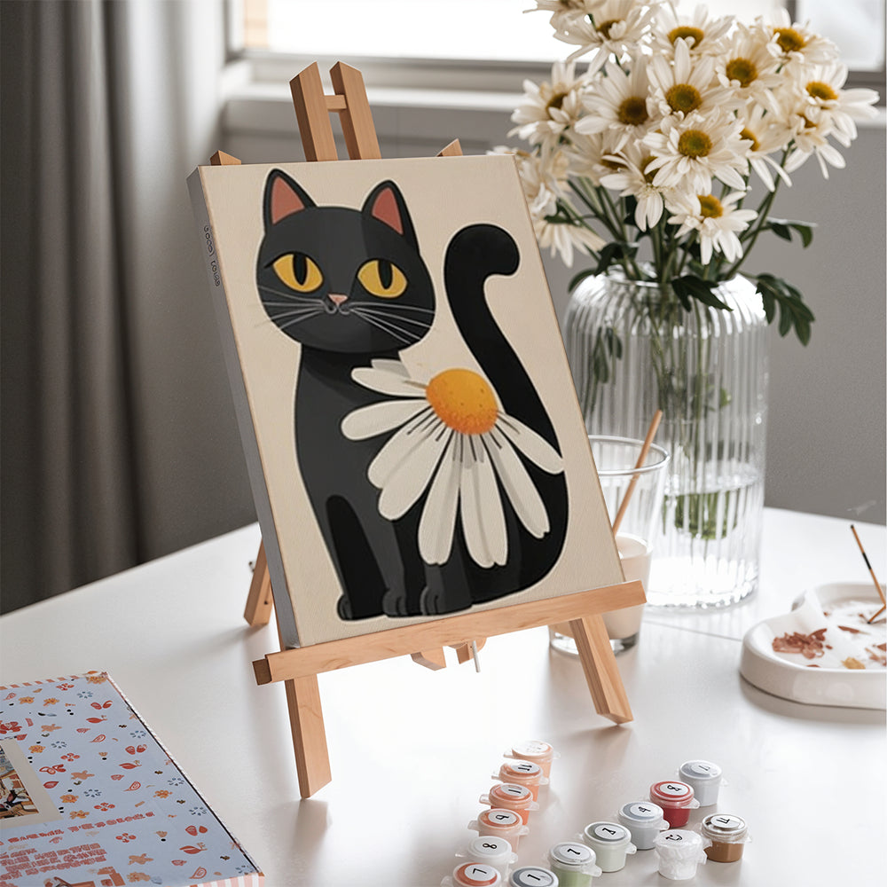 Måla efter siffror - 6 minimålningar | Svansar och prydnadssaker