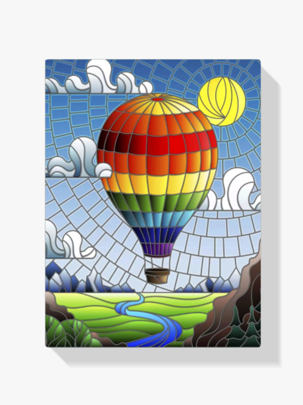 Malen nach Zahlen - Ballonfahrt