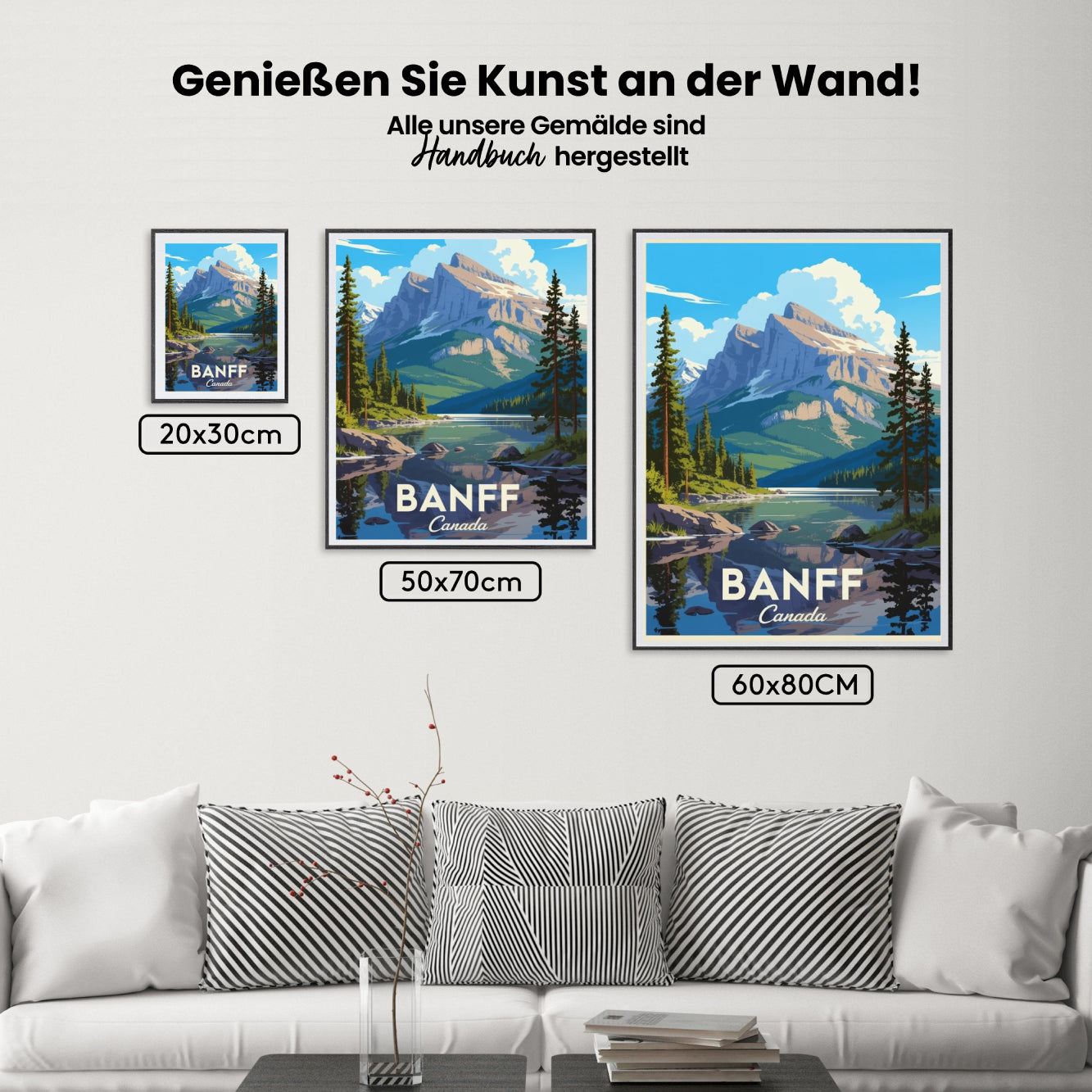 Måla efter siffror - Banff, Kanada
