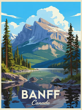 Måla efter siffror - Banff, Kanada