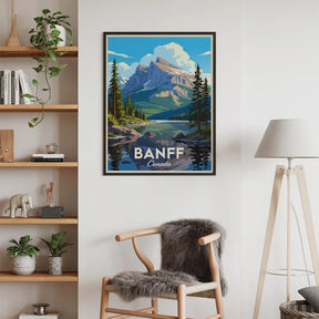 Måla efter siffror - Banff, Kanada