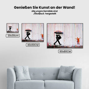 Malen nach Zahlen – Banksy – Farbenregen
