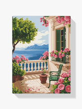 Malen nach Zahlen &#8211; Blühender Balkon