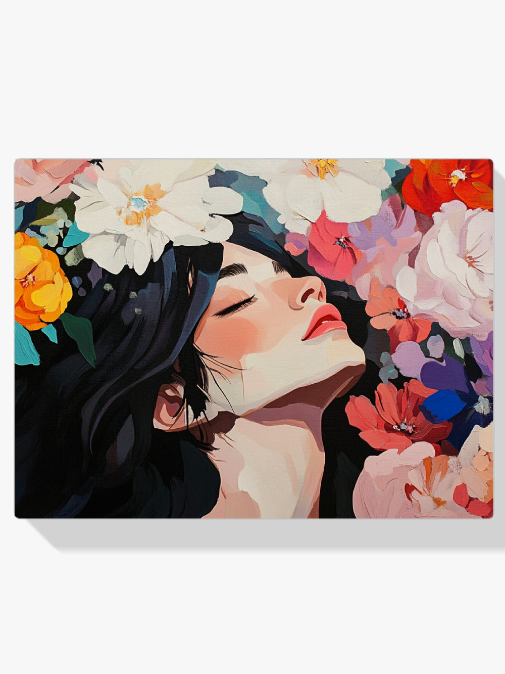 Malen nach Zahlen &#8211; Blumen Traumlandschaft