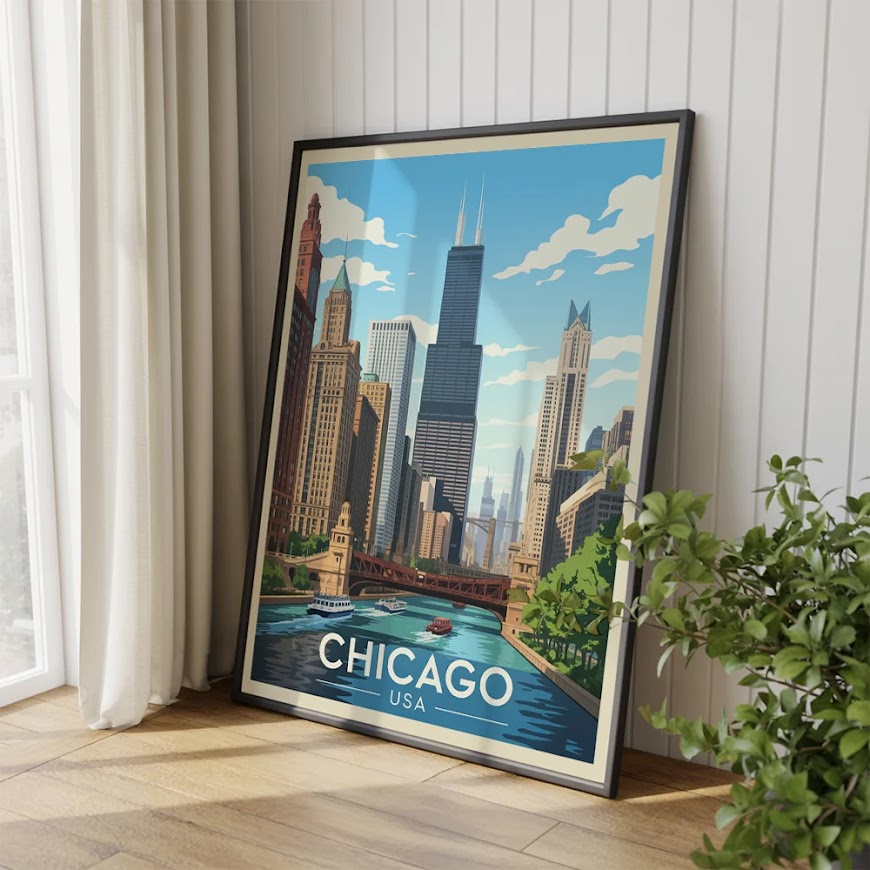 Måla efter siffror - Chicago, USA