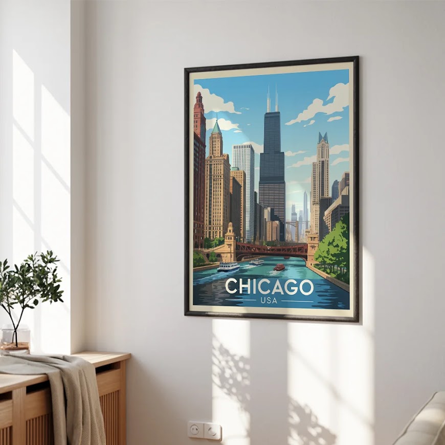 Måla efter siffror - Chicago, USA