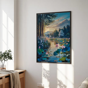 Måla efter siffror - Lotusdammens uppvaknande