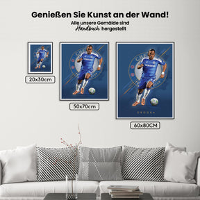 Måla efter siffror - Didier Drogba