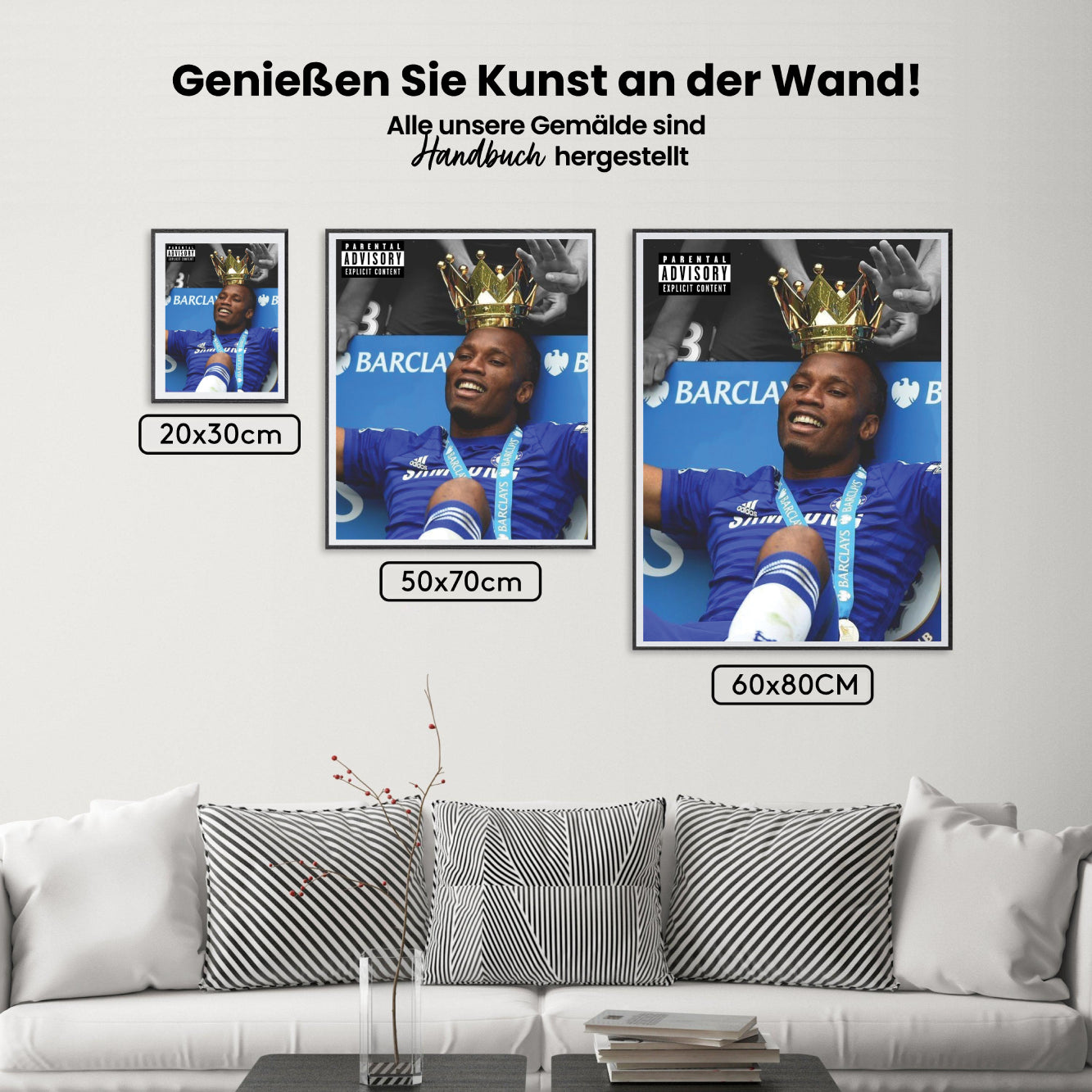 Måla efter siffror - Didier Drogba