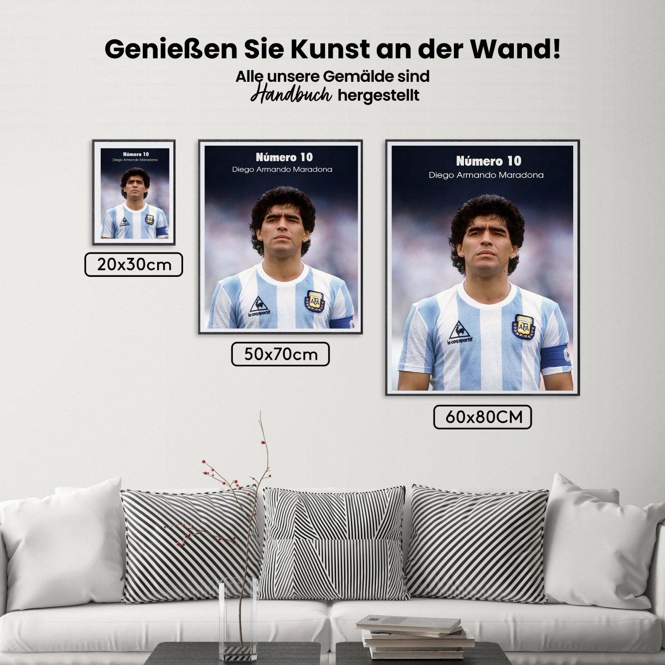Måla efter siffror - Diego Maradona