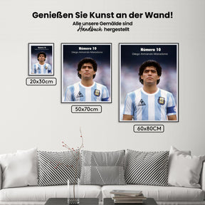Måla efter siffror - Diego Maradona