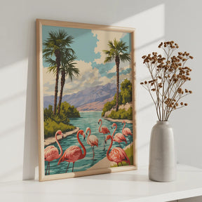 Måla efter siffror - Flamingo Fiesta