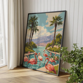 Måla efter siffror - Flamingo Fiesta