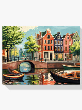 Måla efter siffror - Vår i Amsterdam V1