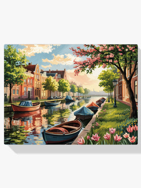 Måla efter siffror - Vår i Amsterdam V2