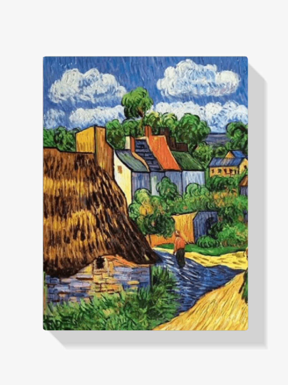 Malen nach Zahlen - Häuser in Auvers