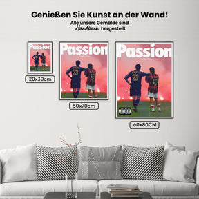 Måla efter siffror - Inter Milan &amp; AC Milan Derby