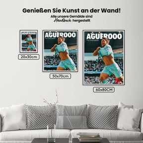 Måla efter siffror - Kun Agüero