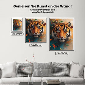 Måla efter siffror - Majestätisk tiger
