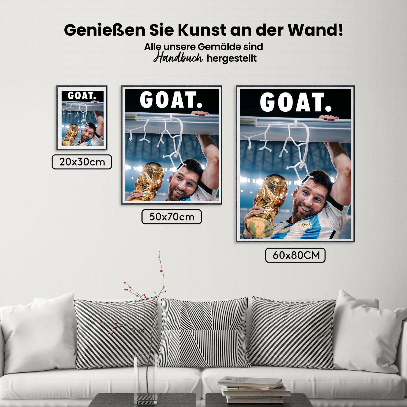 Måla efter siffror - Messi
