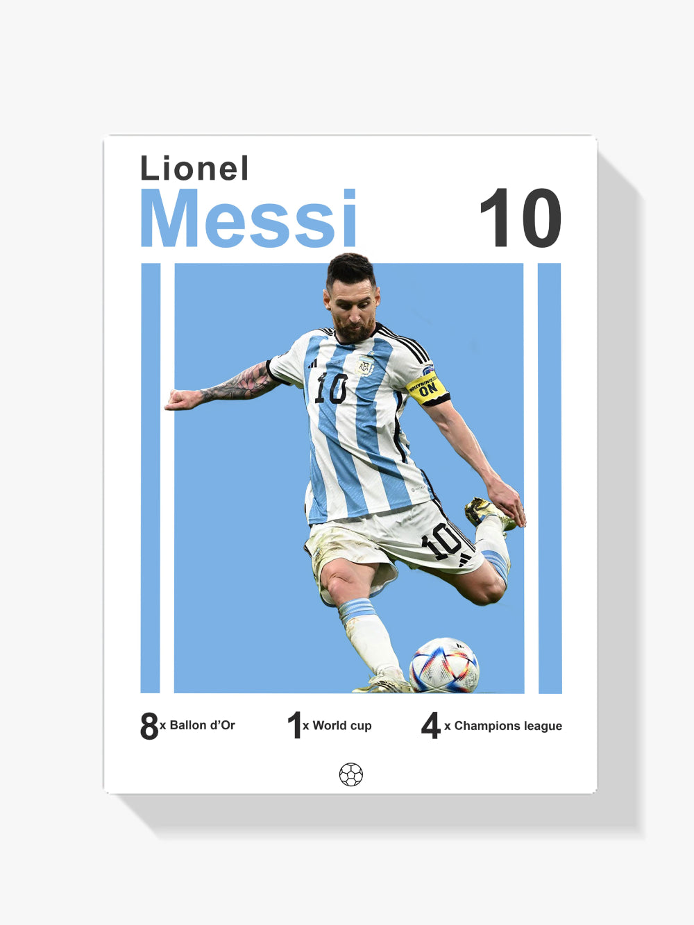 Malen nach Zahlen &#8211; Messi 2-1
