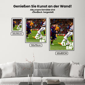 Måla efter siffror - Messi