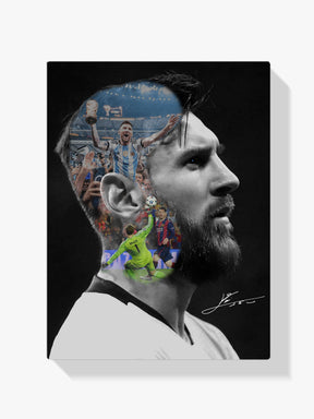 Måla efter siffror - Messi