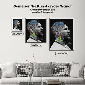 Måla efter siffror - Messi