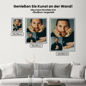 Måla efter siffror - Messi