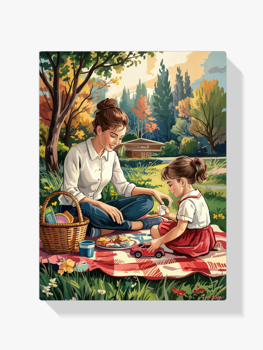 Malen nach Zahlen &#8211; Momente mit Mama