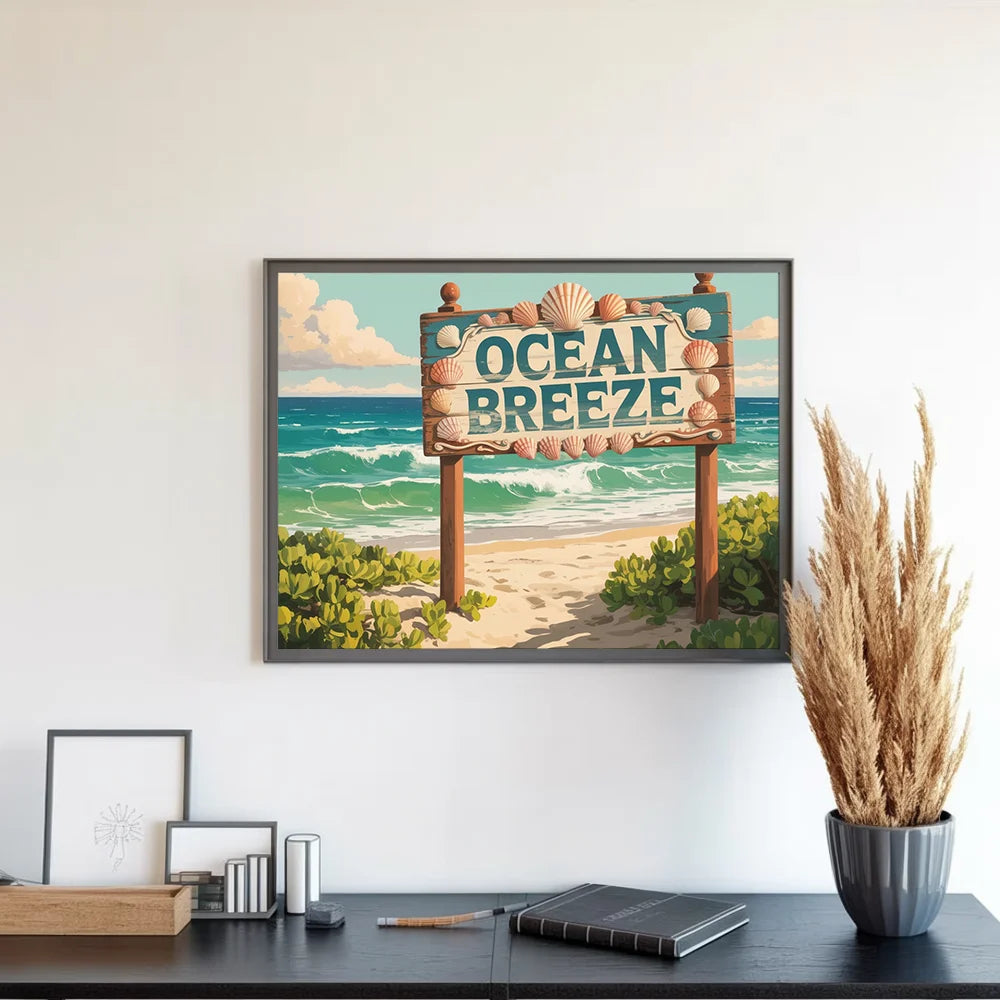 Måla efter siffror - Ocean Breeze Escape