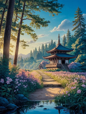 Måla efter siffror - Vägen till det dolda templet
