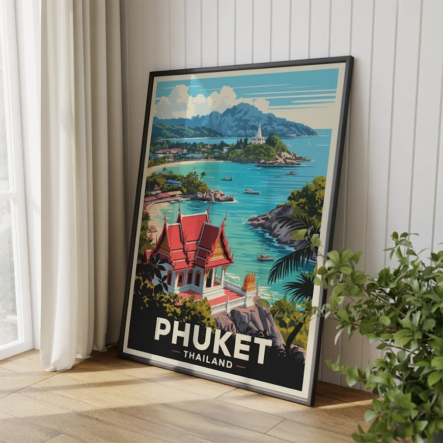 Måla efter siffror - Phuket, Thailand