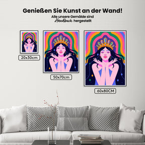 Måla efter siffror - Rainbow Empress