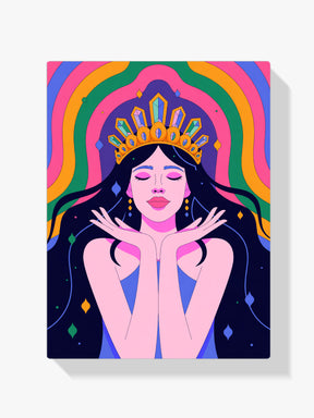 Måla efter siffror - Rainbow Empress