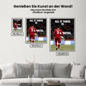 Måla efter siffror - Robert Lewandowski