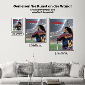 Måla efter siffror - Ronaldinho