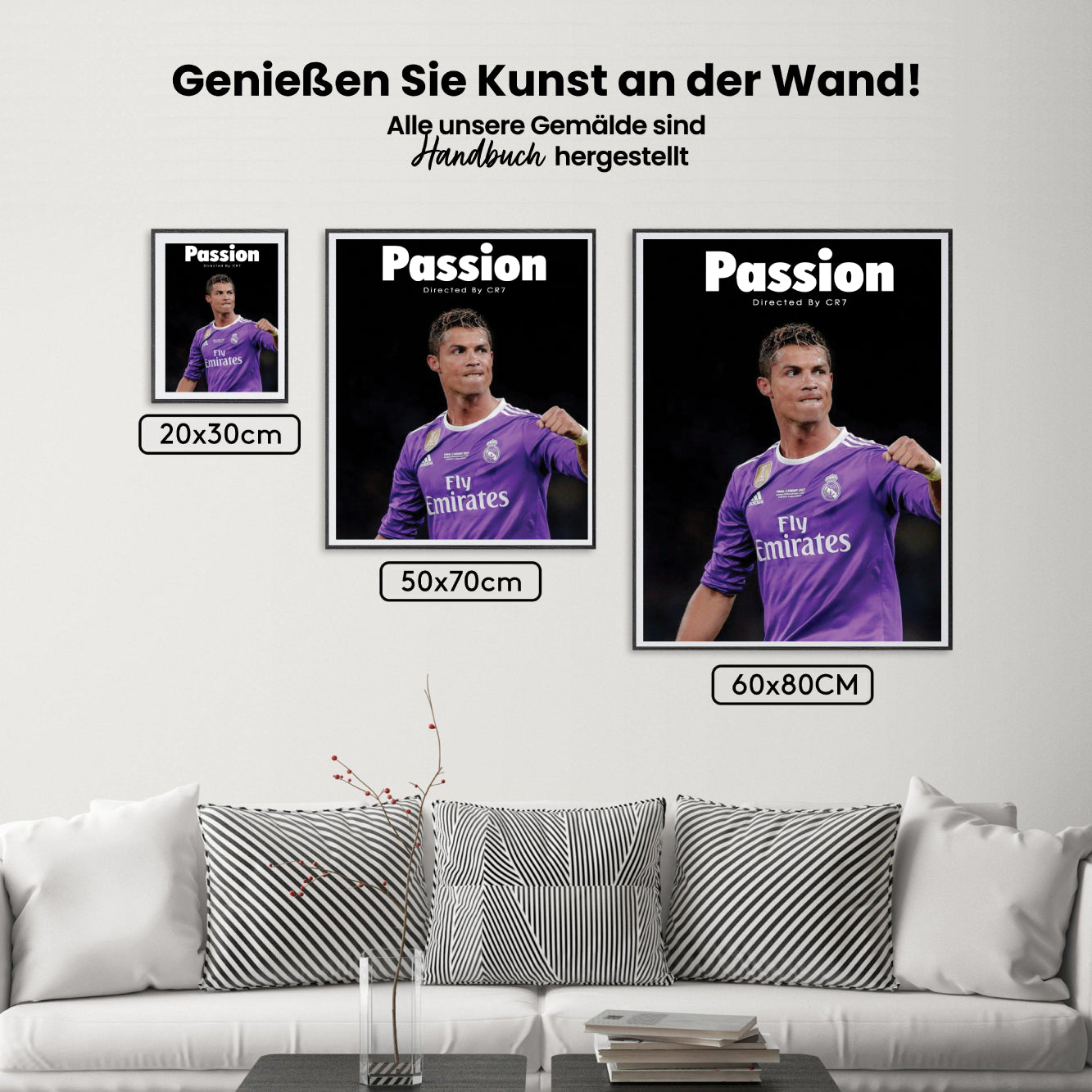 Måla efter siffror - Ronaldo