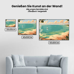 Måla efter siffror - Lugn horisont