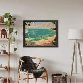 Måla efter siffror - Lugn horisont